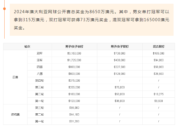 揭秘美网冠军奖金，荣耀与财富的交汇点 2024年展望