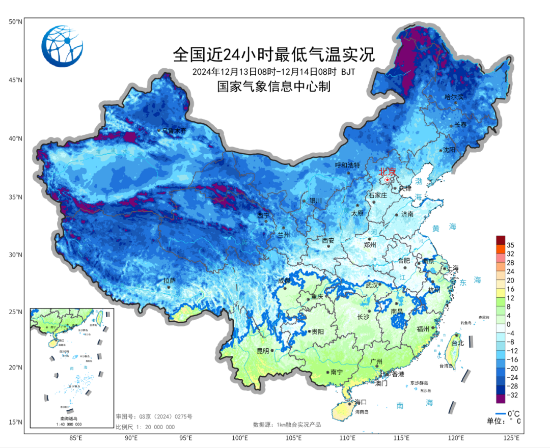 南方气温跌宕起伏，最低温度持续走低