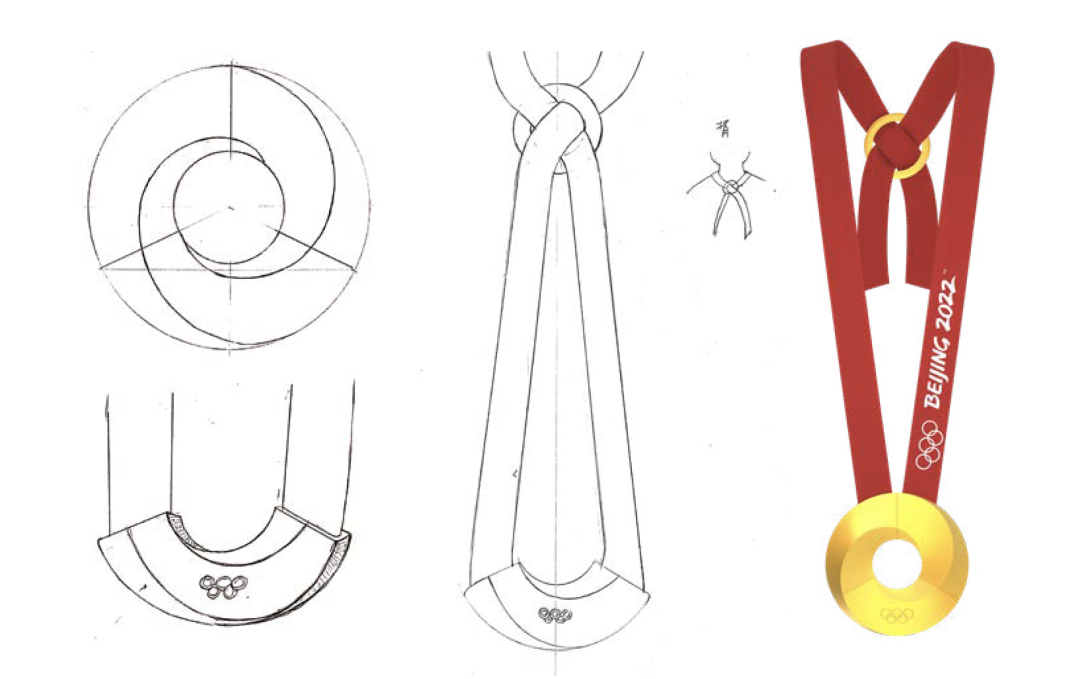 奥运奖牌设计绘画，艺术与荣耀的巅峰交融
