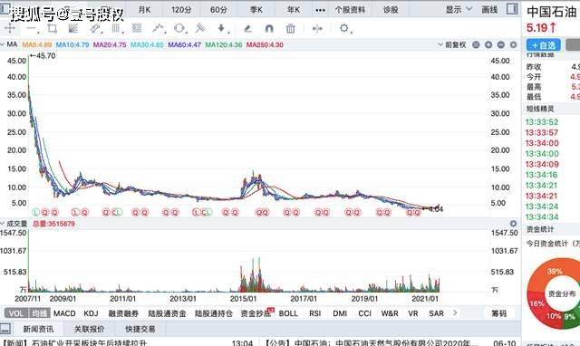 中国石油股票历史最高价回顾与探析，股价走势探析及市场洞察